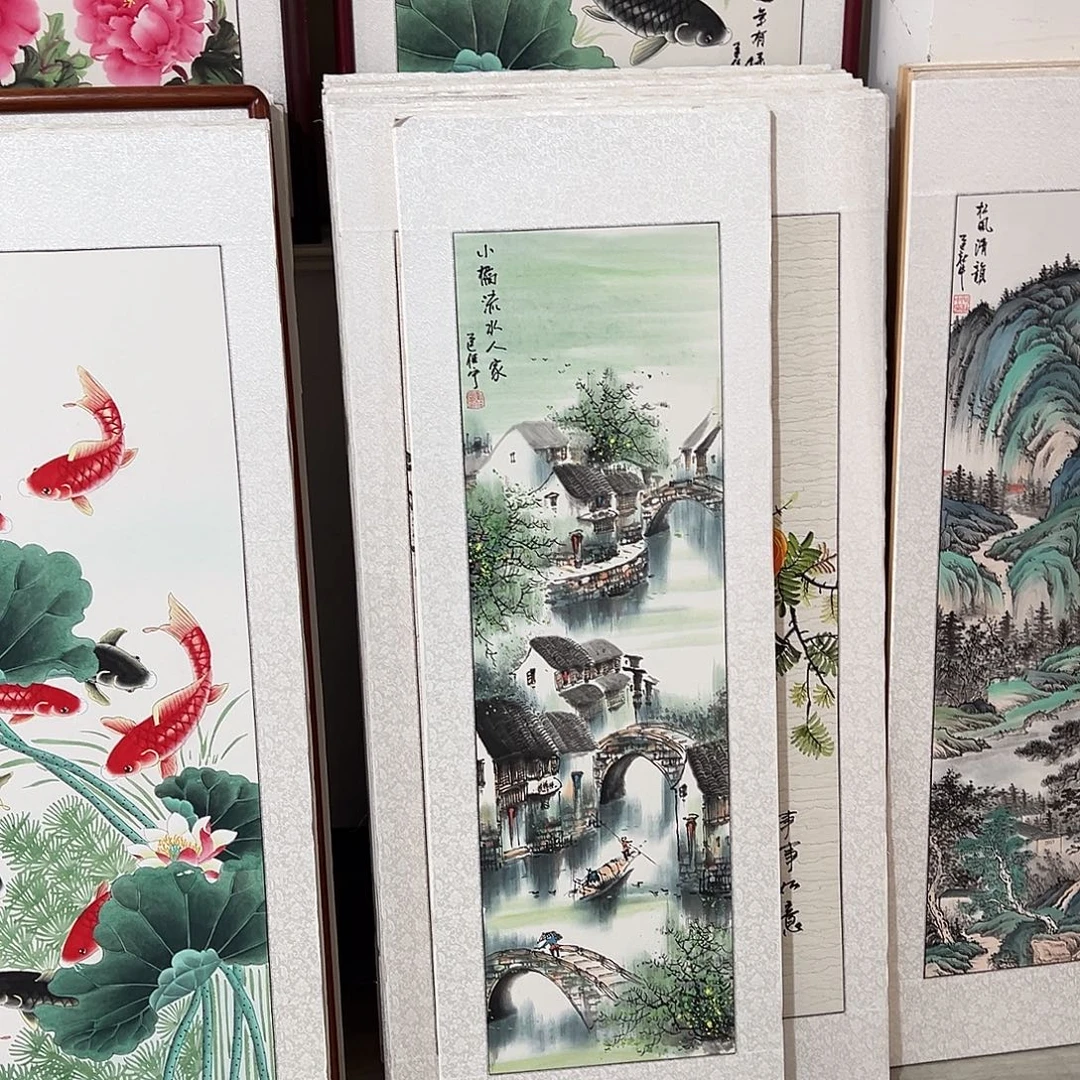 蜻***6国画手绘保证假一罚万