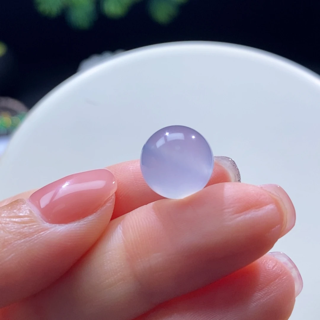 颈饰未镶嵌翡翠梦幻紫卡12.4mm