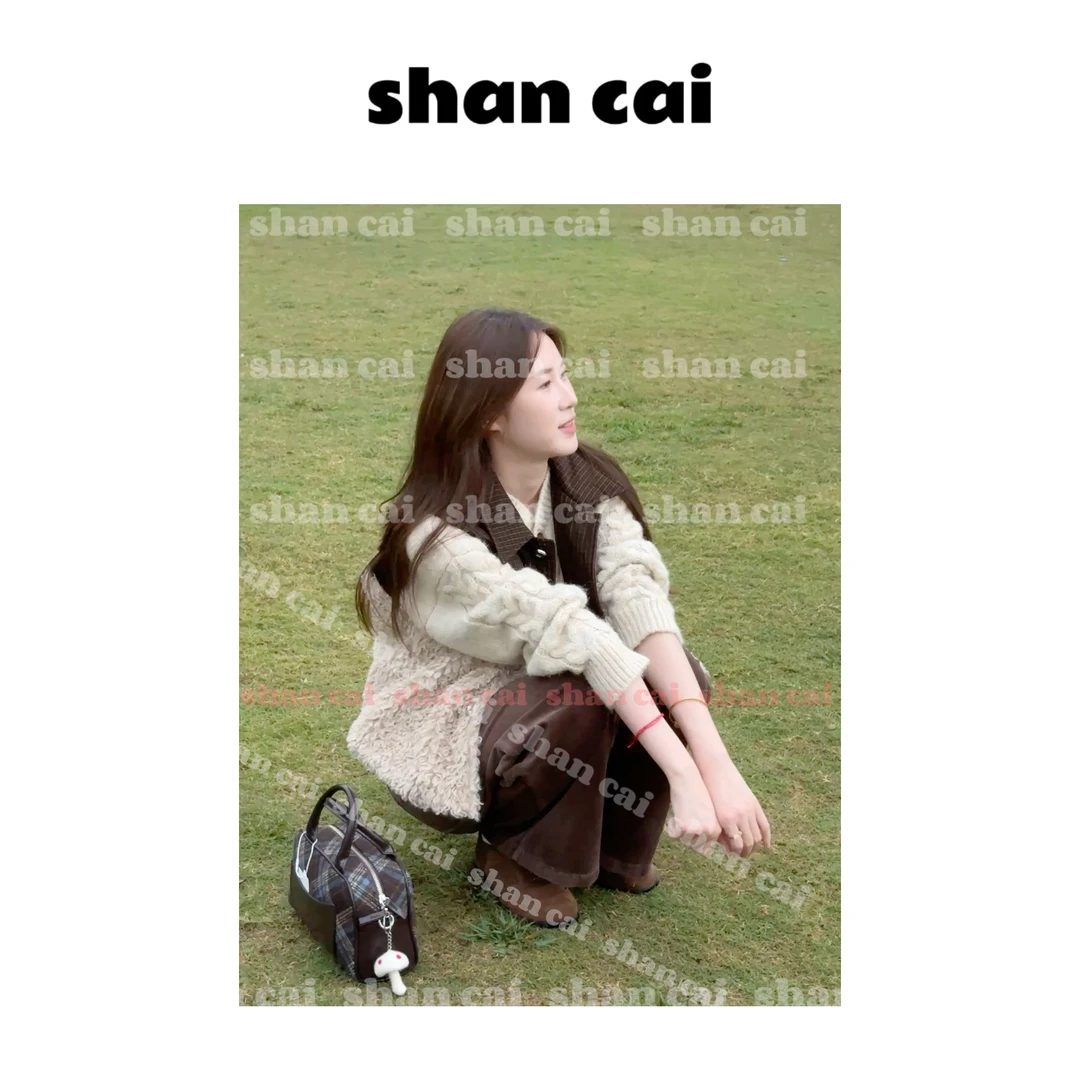 杉菜shancai丨（博主）马甲夹丝绵秋冬