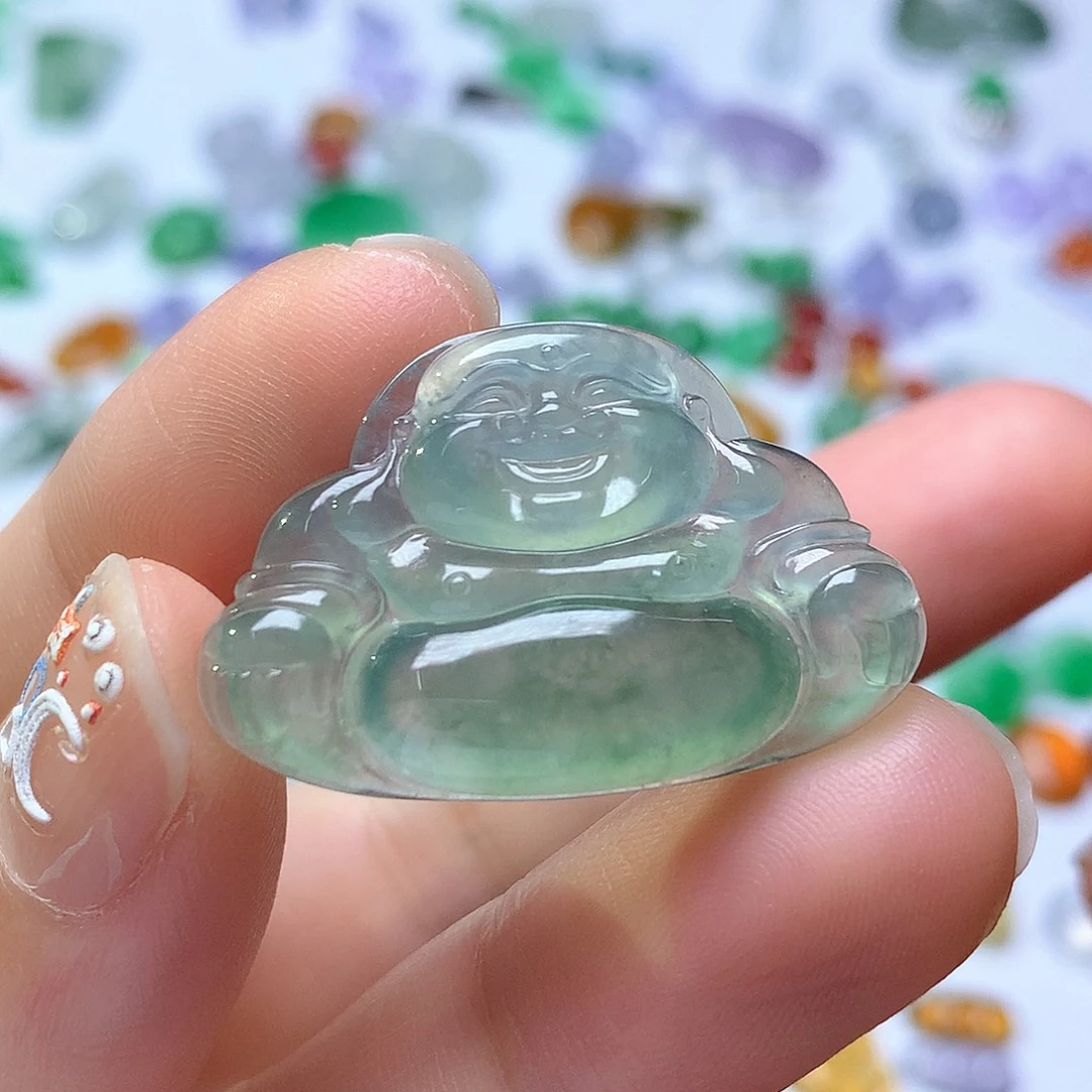 颈饰未镶嵌翡翠佛