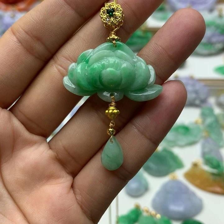 颈饰未镶嵌翡翠翡翠