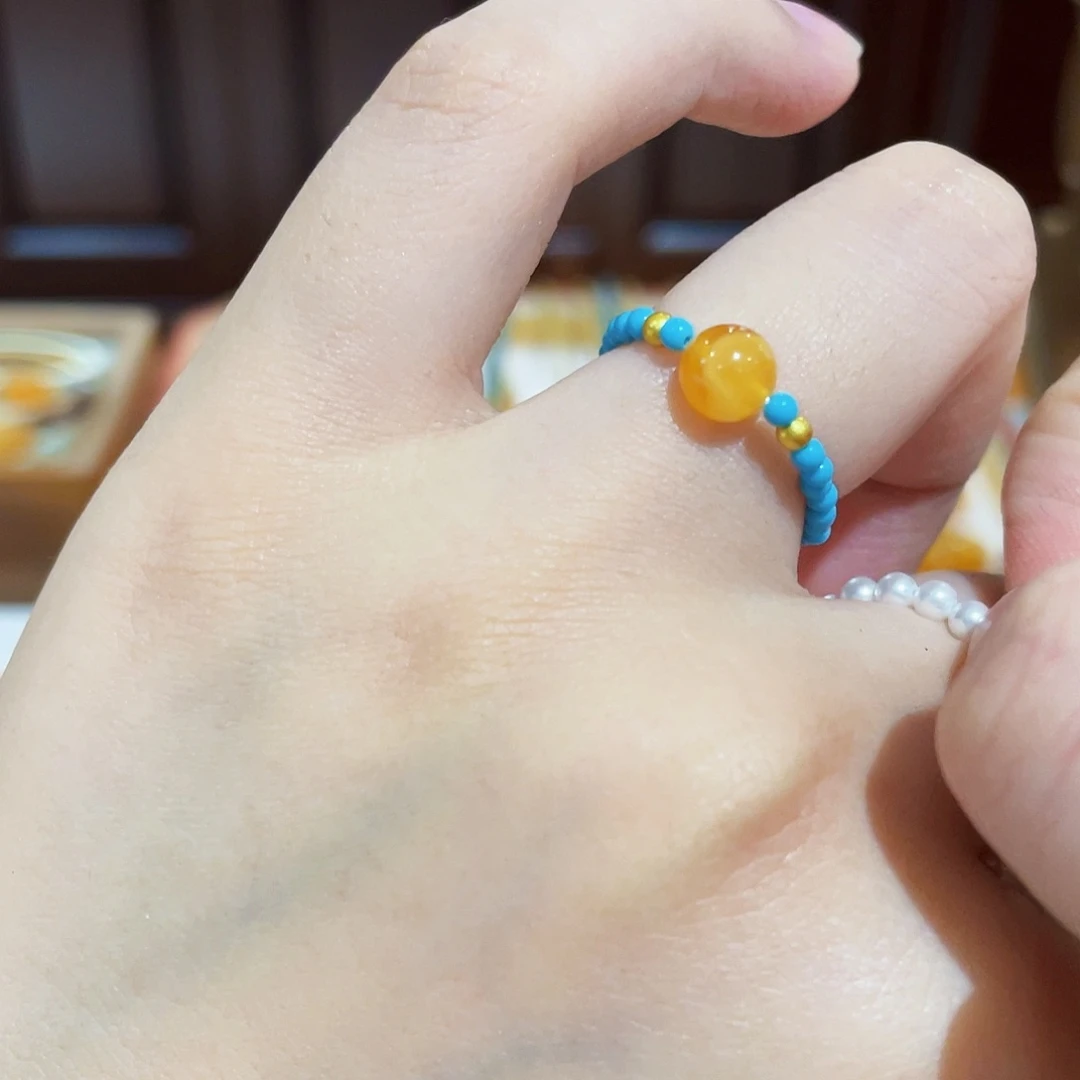 蜜蜡手链未镶嵌手串