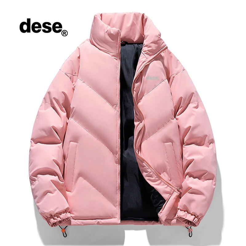 DESE羽绒棉衣男女冬季宽松防水立领保暖棉衣加厚面包服情侣外套潮