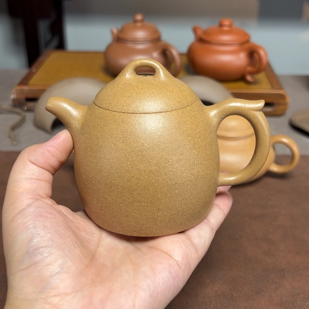 茶壶紫砂秦权黄金段200