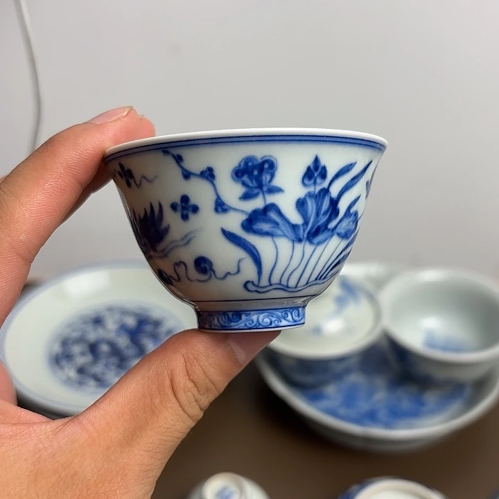 摆件景德镇柴窑杯杯