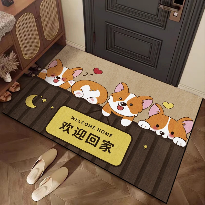 入户门地垫进门吸水脚垫防滑垫子进门口卫生间家用玄关浴室小地毯