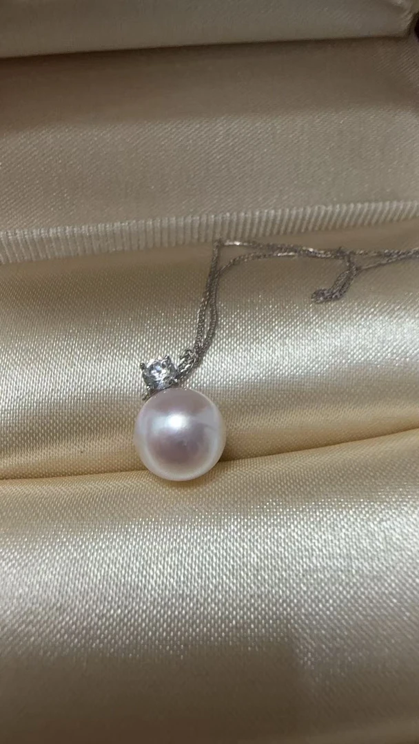 QC福利-海水Akoya珍珠吊坠休闲百搭时尚潮流精致气质