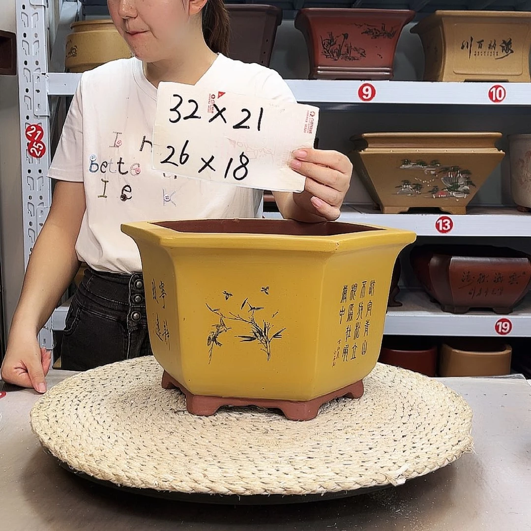 紫砂花盆紫砂花盆