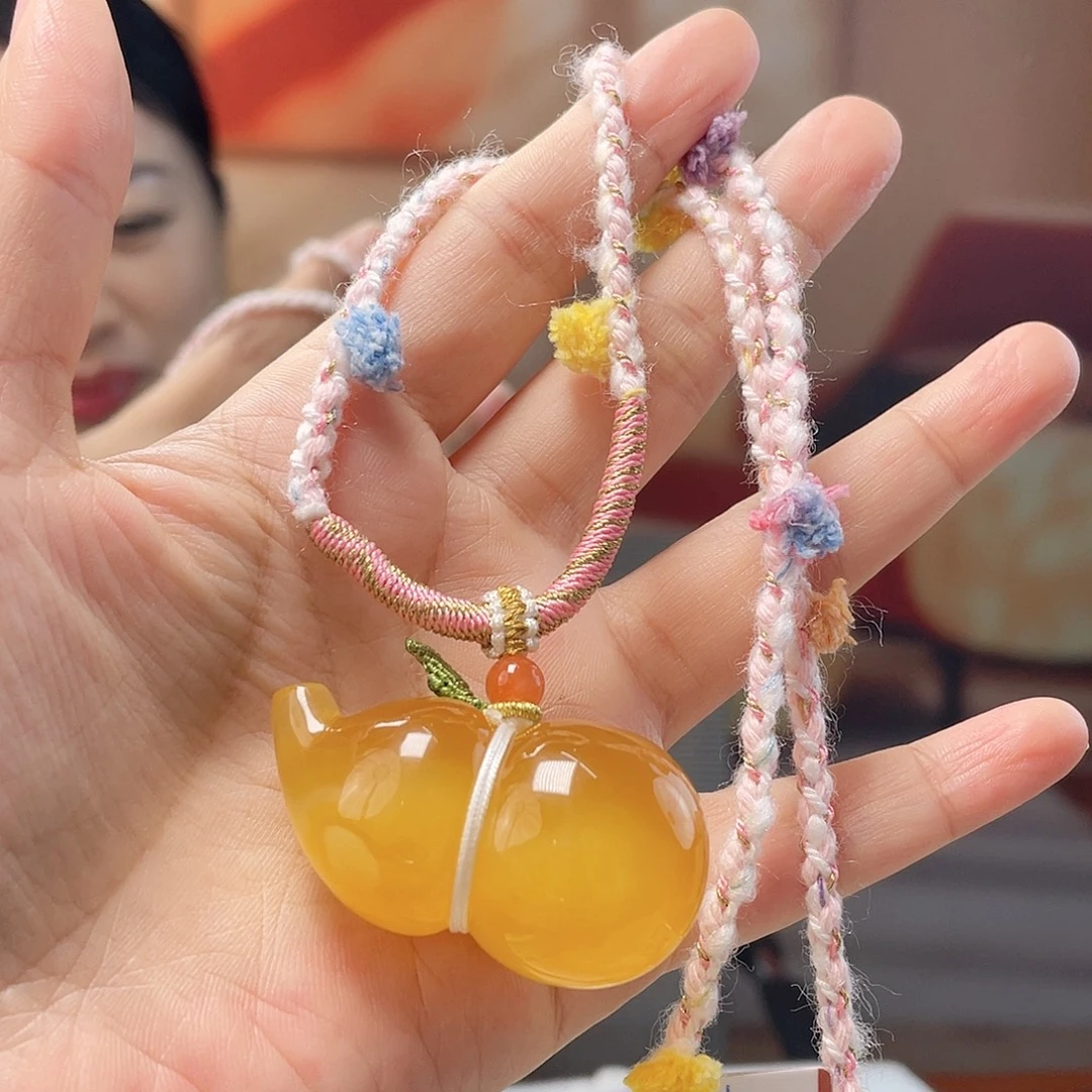蜜蜡未镶嵌裸石蜜蜡吊坠