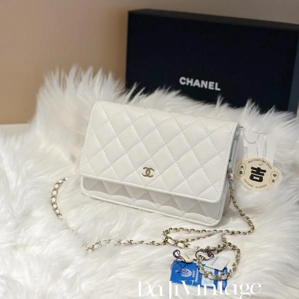 大吉中古/Chanel香奈儿白金woc斜挎包