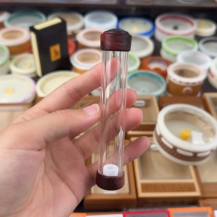 张叽叽小叶紫檀黄龄筒