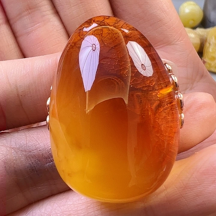 蜜蜡颈饰未镶嵌蜜蜡