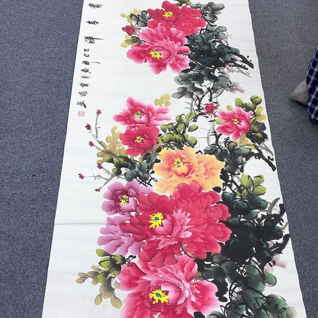 国画作品小姐姐放漏…