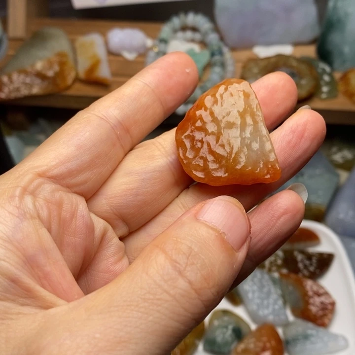 翡翠未镶嵌颈饰天然