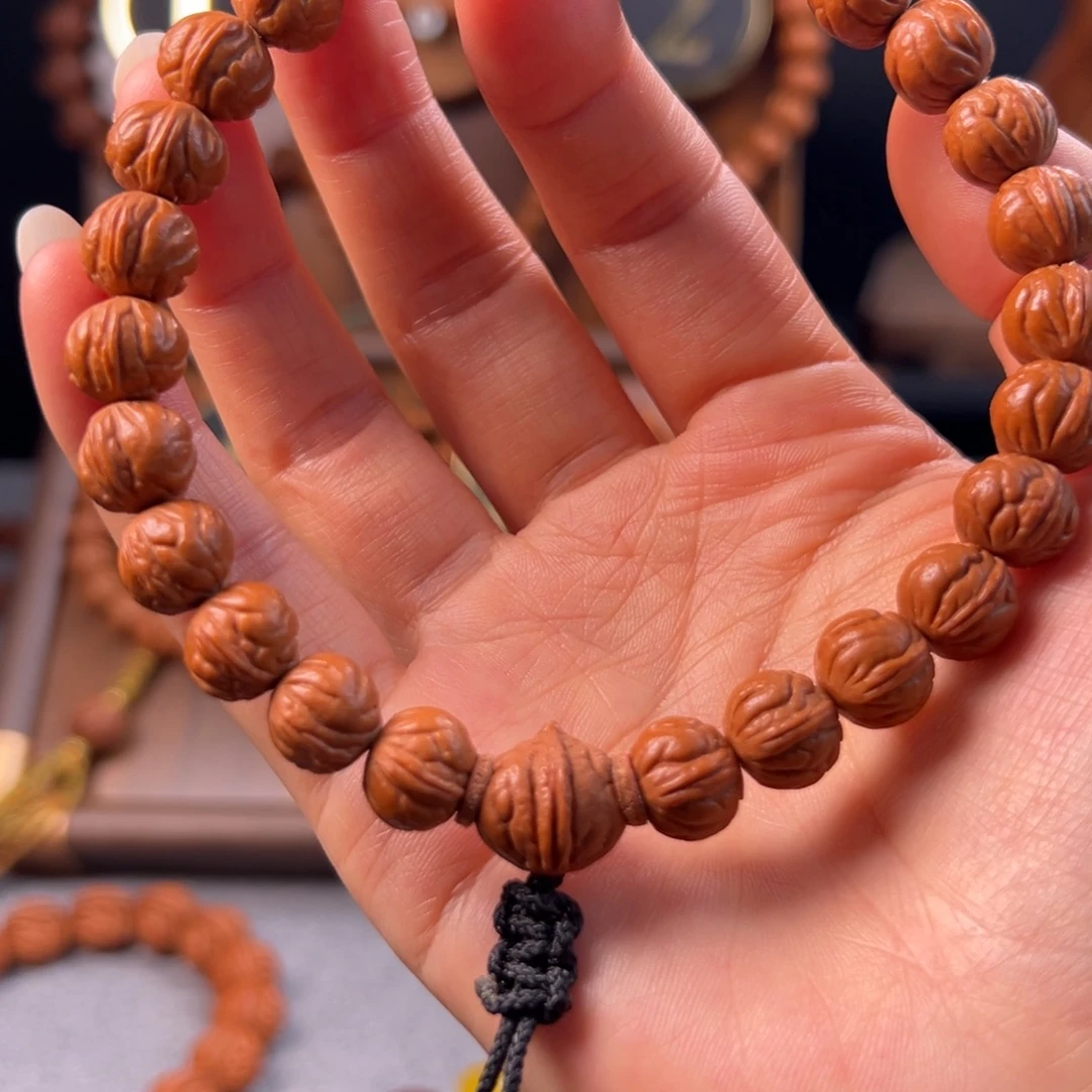 桃核吊坠11野生玉麒麟