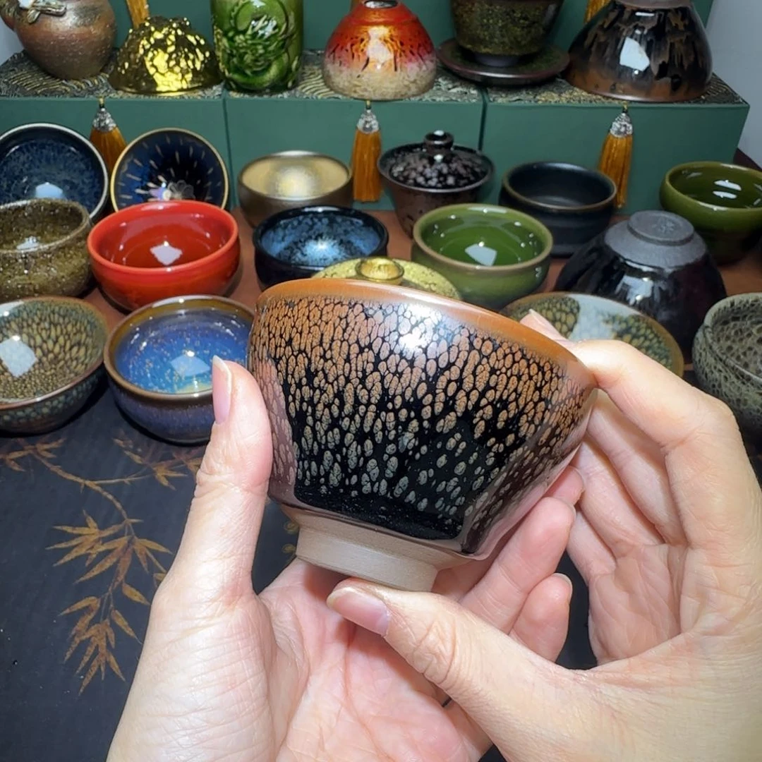 茶盏微瑕建盏，介意勿拍