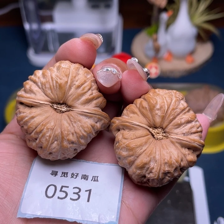 把件文玩核桃南瓜墩43-0531