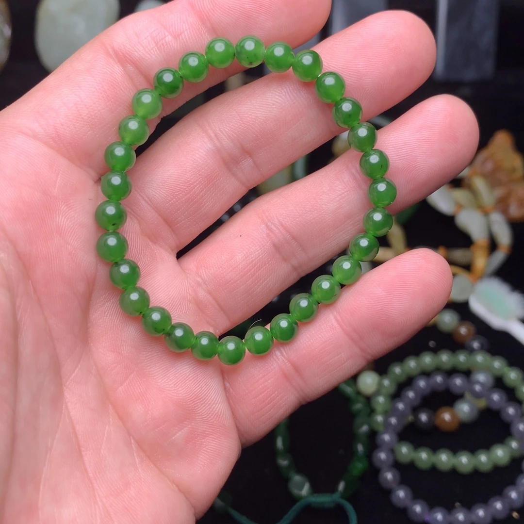 和田玉未镶嵌手链