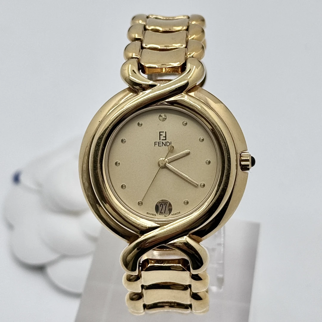 95新 FENDI/芬迪 fendi大盘镂空手表/00891