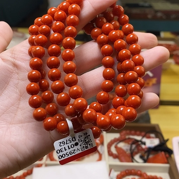 未镶嵌108颗卡8+南红玛瑙