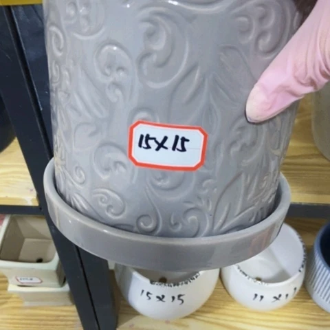 红陶陶瓷多肉花盆