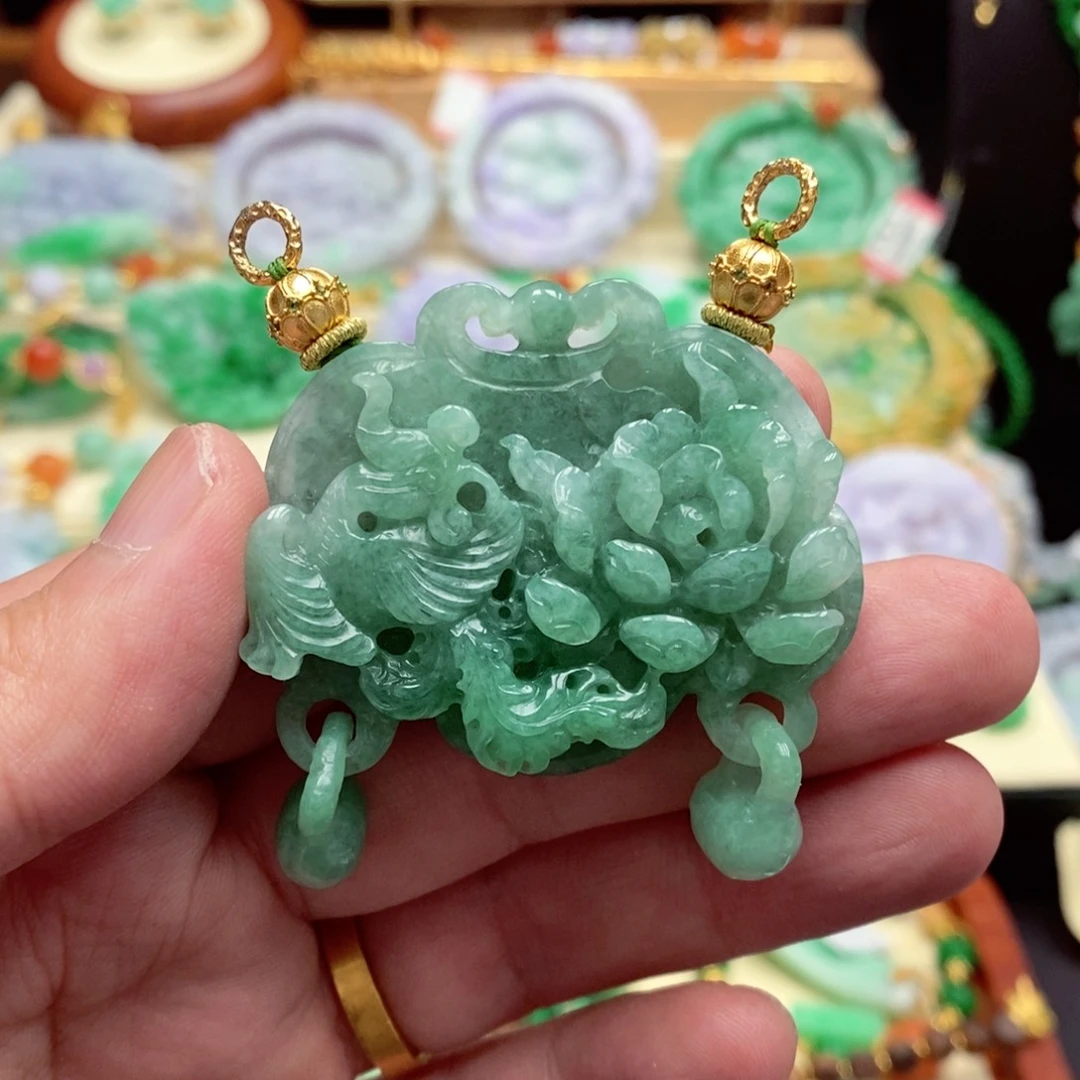 颈饰未镶嵌翡翠翡翠吊坠