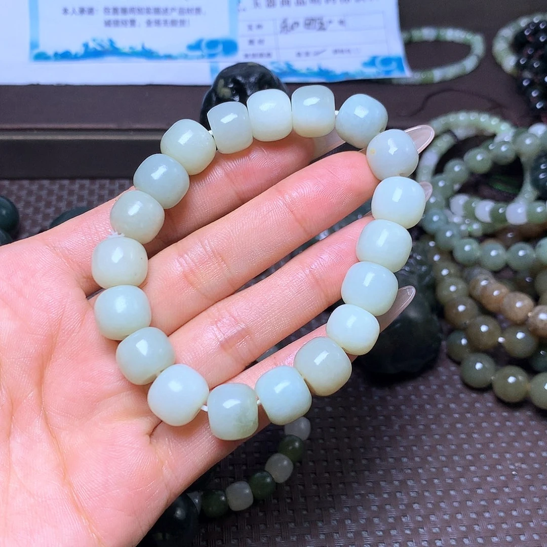 未镶嵌手串和田玉卡12