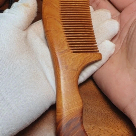 柏木（崖柏）山*全陈化老料把件木梳