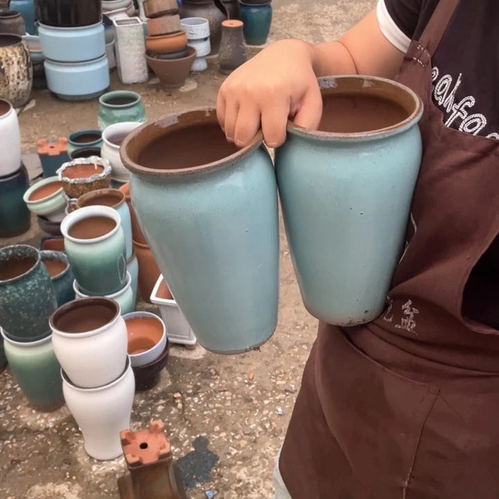 紫砂花盆口13高23正品正品