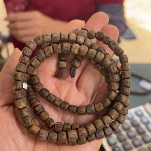 沉香手串乌身一代苗沉水19克卡0.6多样性发1串