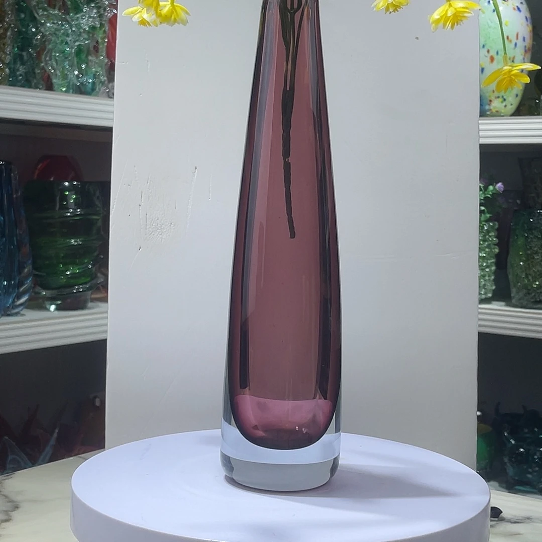 琉璃淄博琉璃，手工花瓶