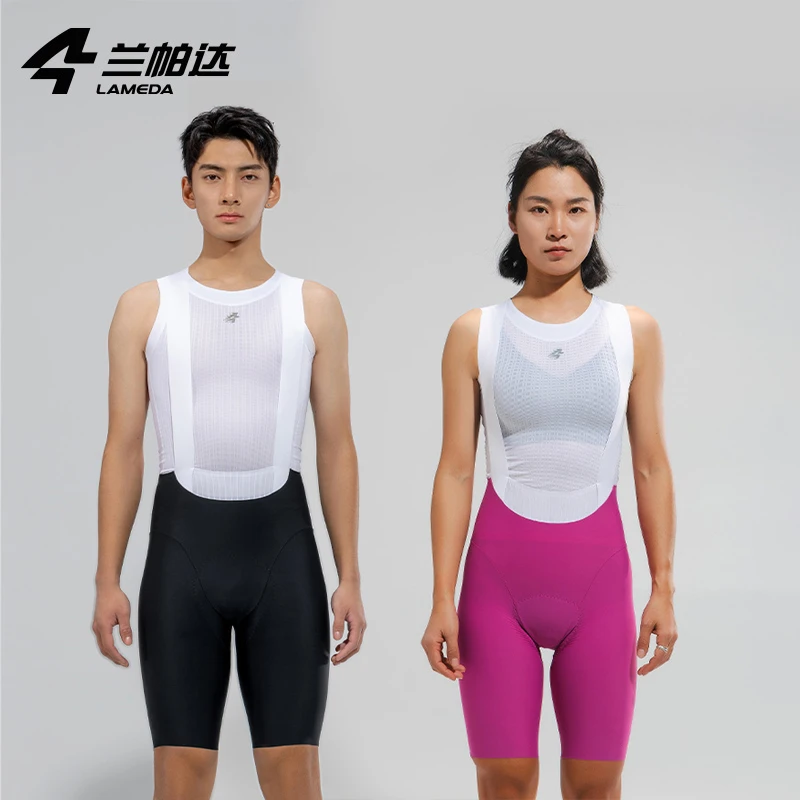 兰帕达25新款男女款春夏季双箭头透气山地公路车骑行背带裤