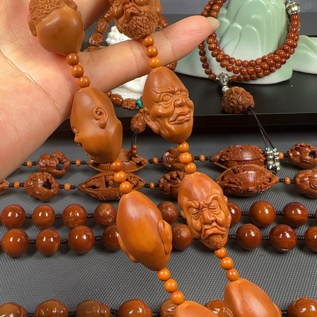 吊坠橄榄核油核18罗汉