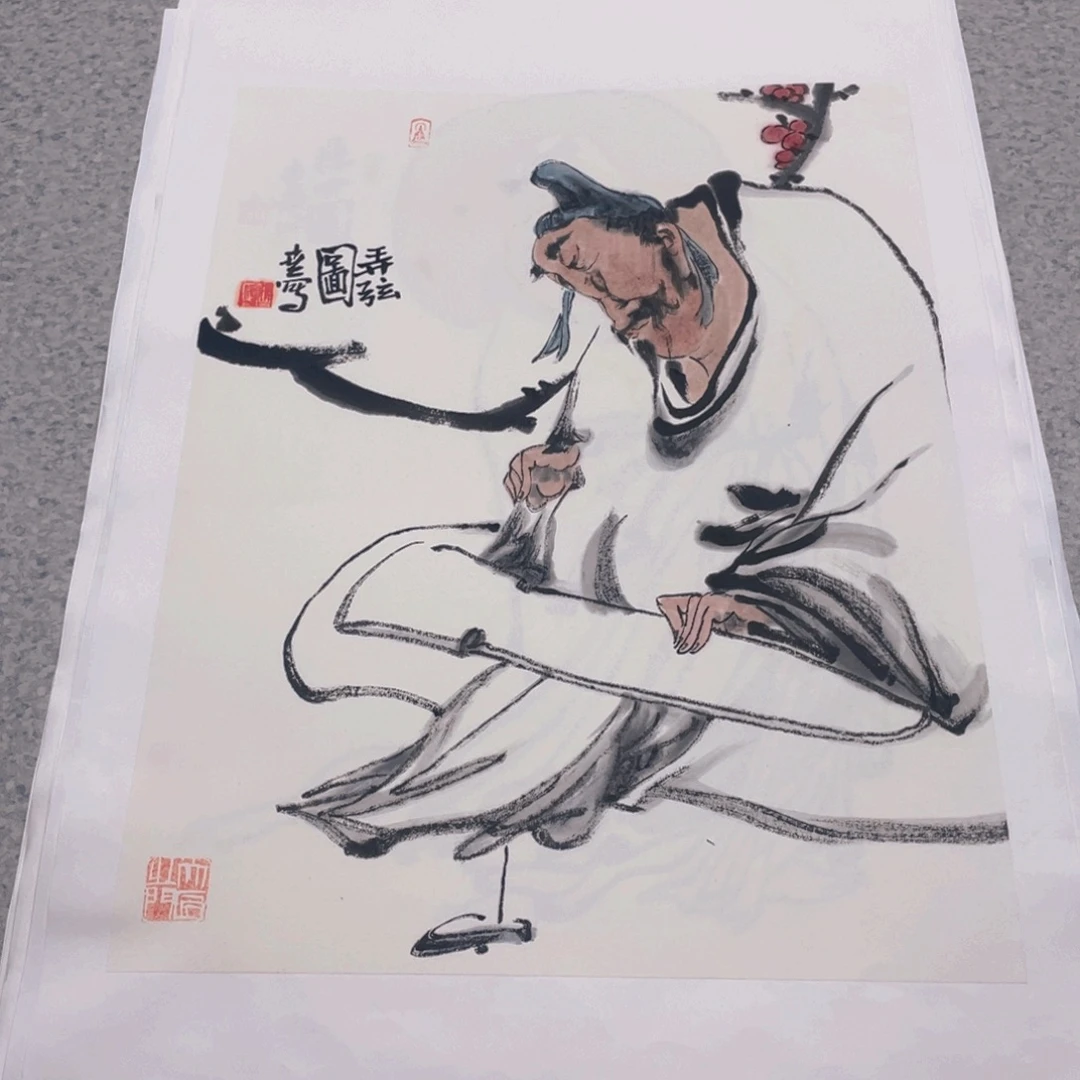 国画1.4平尺纯手绘国画作品