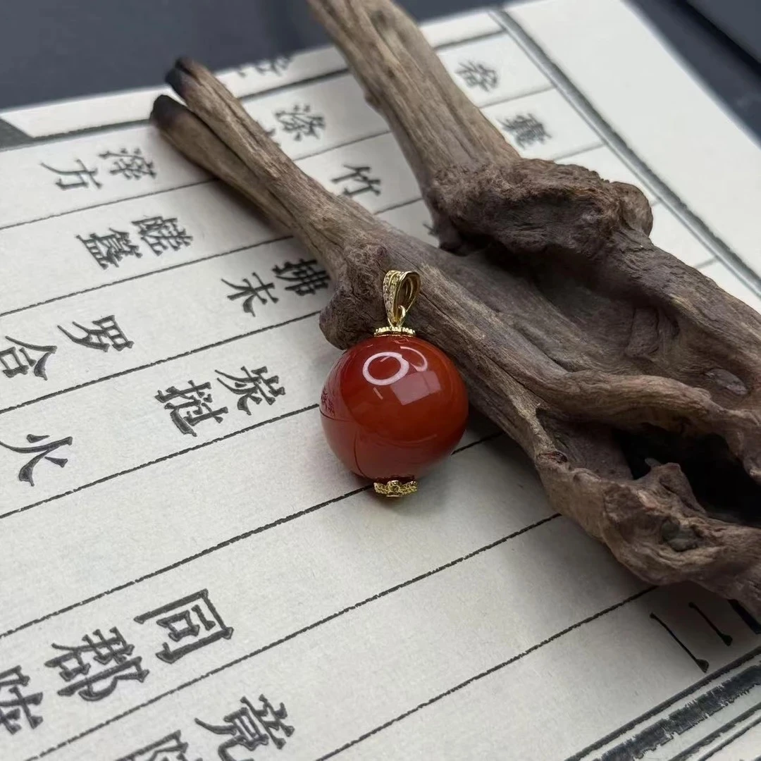 玛瑙吊坠约20MM+  FGC108ED003