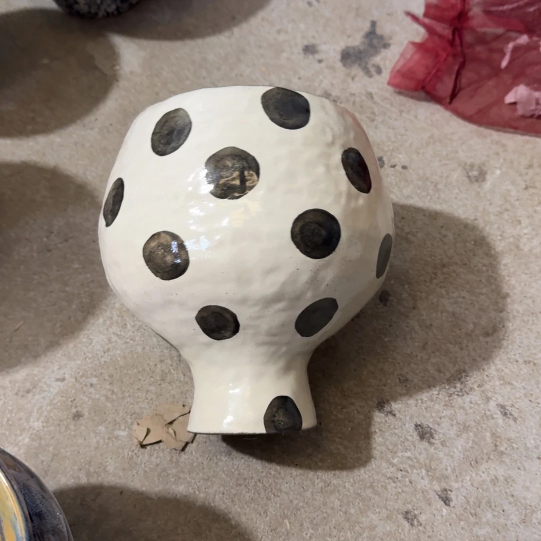 景德镇陶瓷花盆桌面