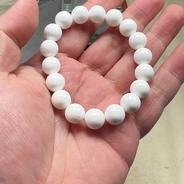 白玉菩提吊坠白色312