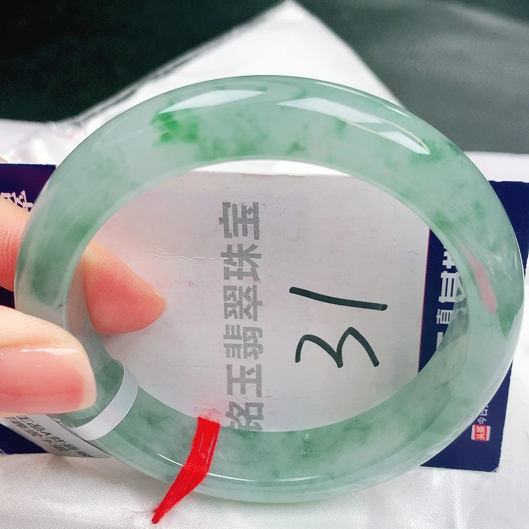 翡翠未镶嵌手镯缅甸天然a货翡翠手镯
