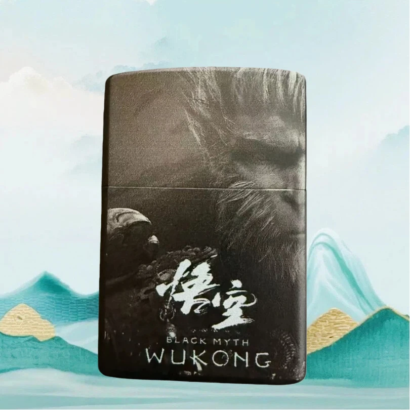 悟空煤油防风打火机男士送男友达人无油