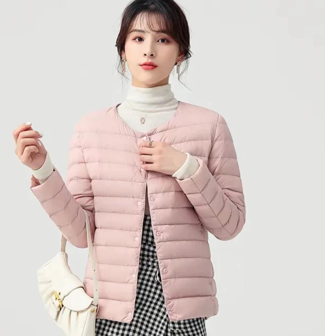 mm羽绒内胆轻薄羽绒服可V领可圆领短款内搭YR1649