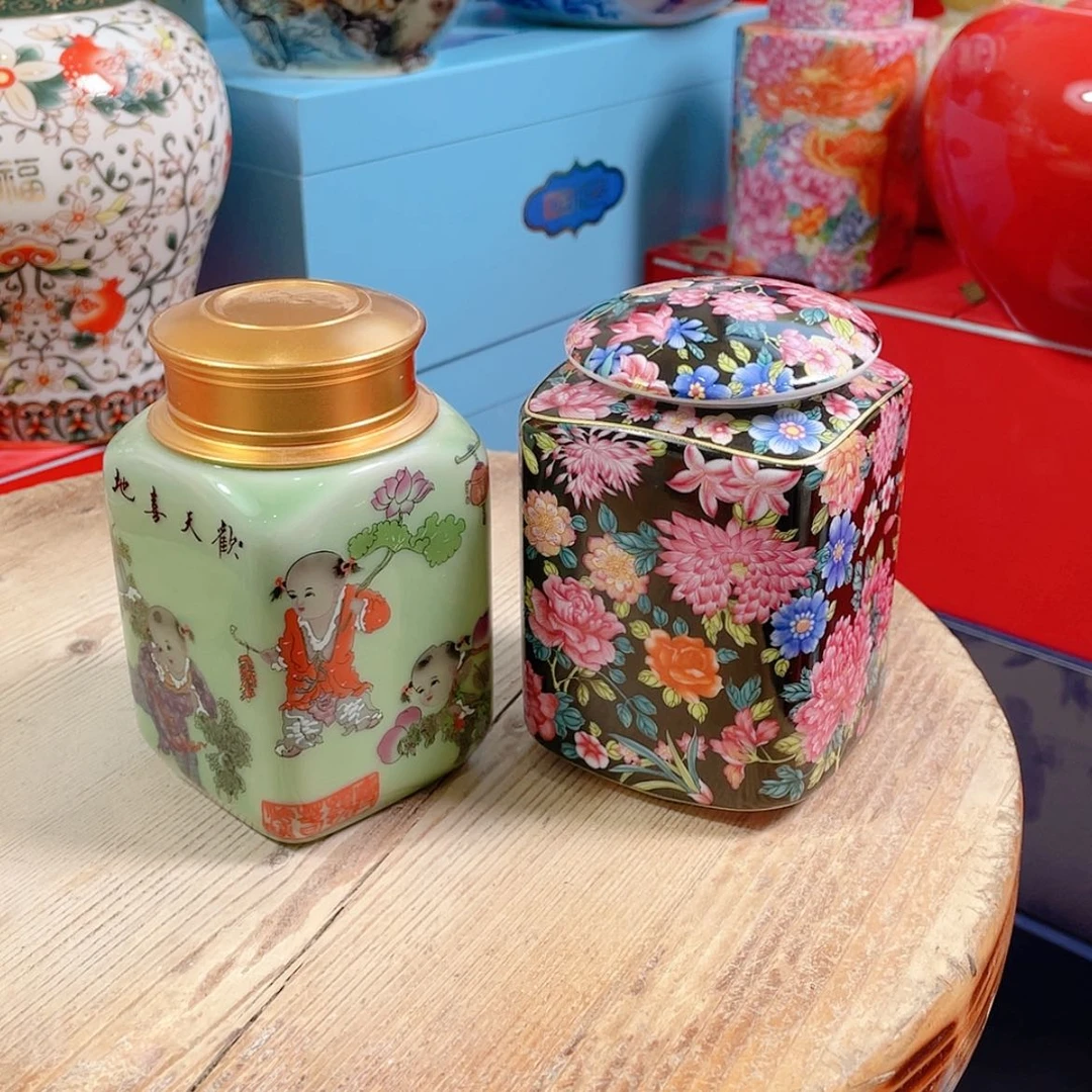 【闪购商品】罐陶瓷茶叶罐密封罐