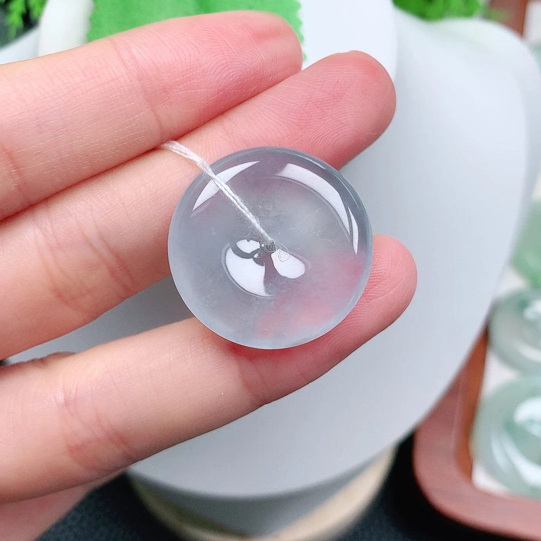 翡翠未镶嵌颈饰平安25-5.3