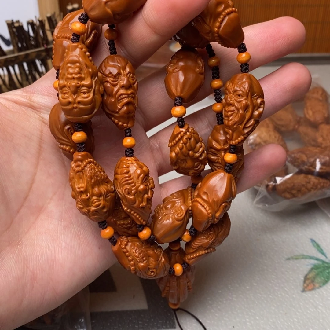 橄榄核手串/手链橄榄核雕刻工艺宇