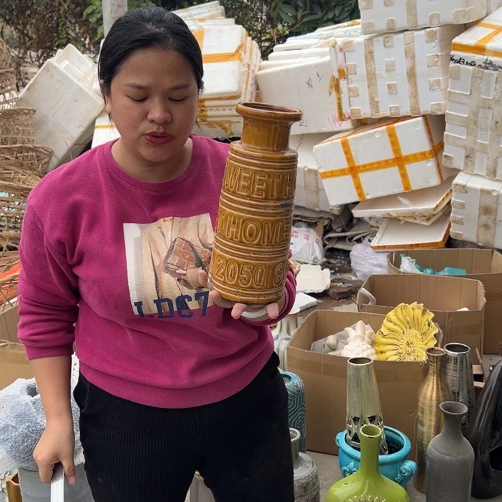 瓶高度27厘米口径8厘米微瑕捡漏