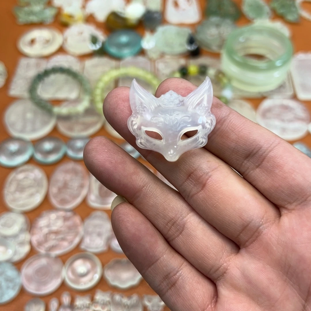 蛇纹石玉未镶嵌多样性随机发一