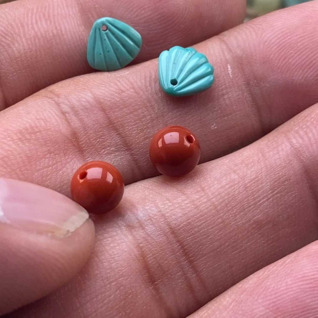 善***子未镶嵌南红玛瑙珠宝半成品