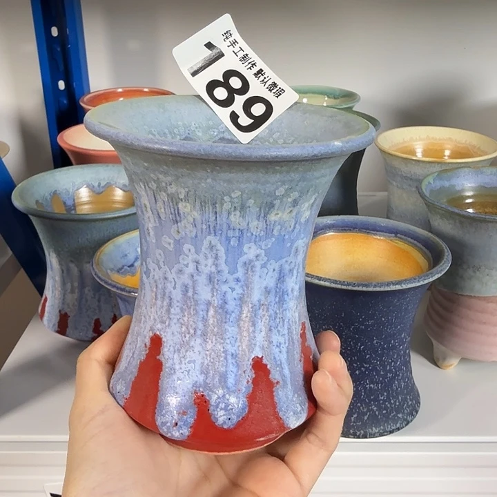 景德镇手工陶瓷盆 口9