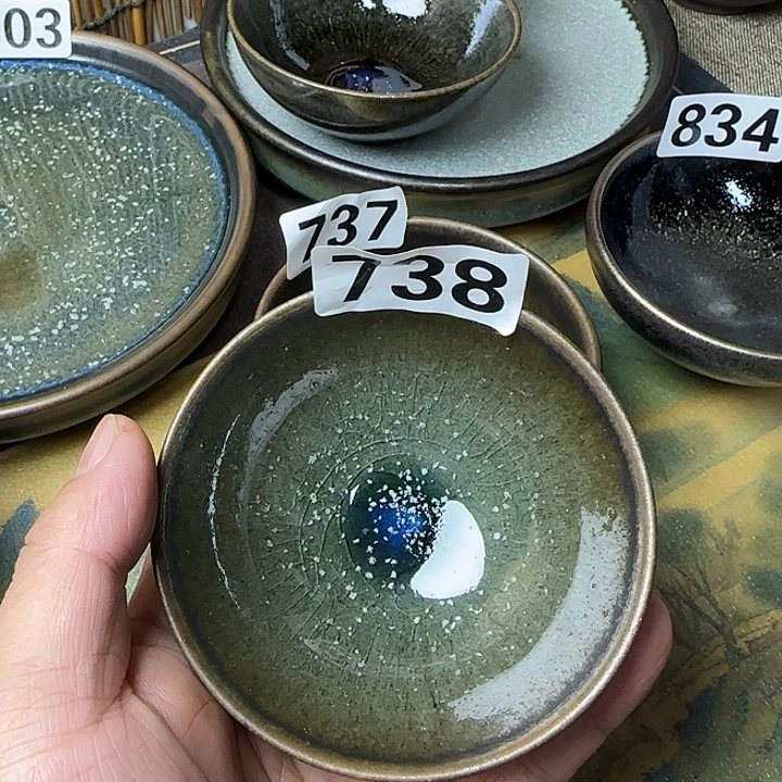 茶盏建盏杯主人杯龙窑柴烧