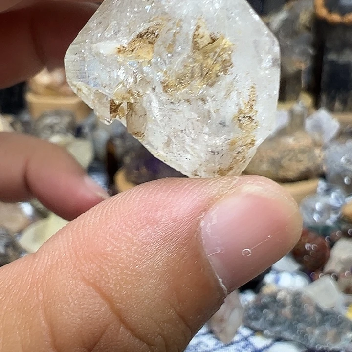 水晶珠宝半成品未镶嵌心**活