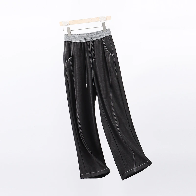 【棉客诚品】女士牛仔阔腿裤Z0309